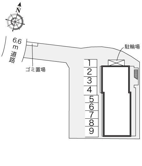 ｃｒｏｓｓ　ｗｉｎｇ(22236)の駐車配置図