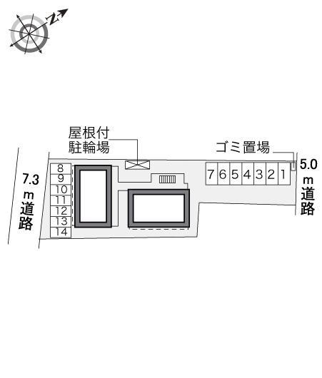 クリンゲル(34314)の駐車配置図