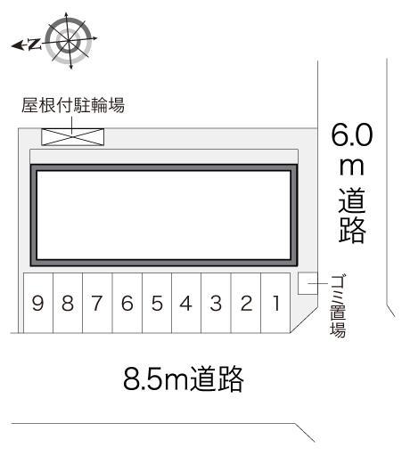 南手城(20485)の駐車配置図