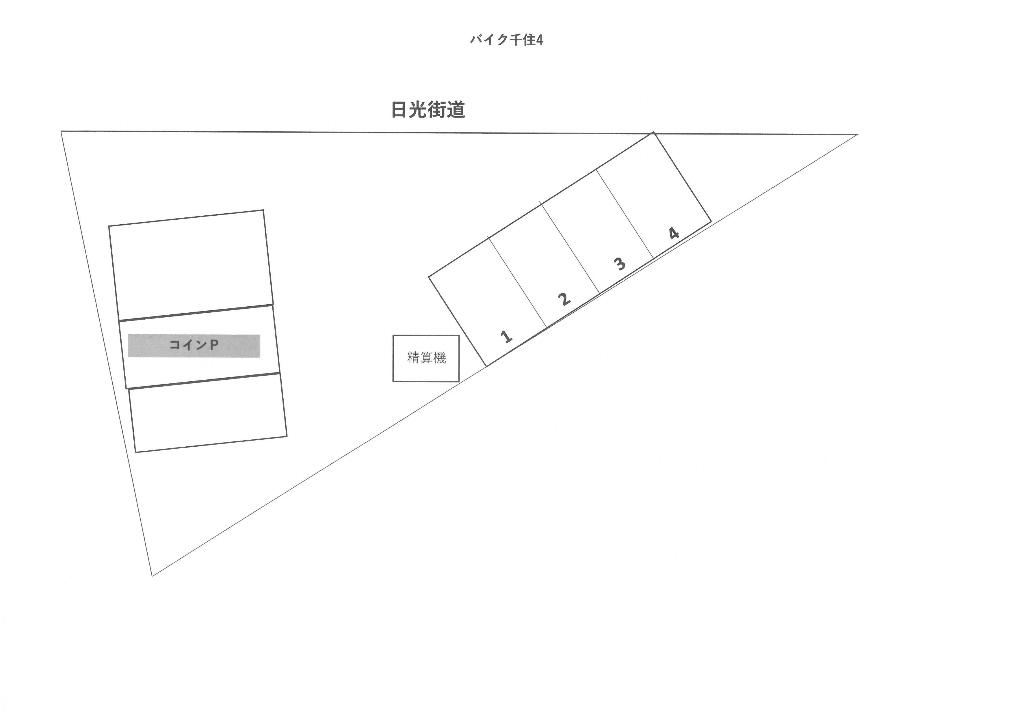 PARKMAX千住第4の駐車配置図