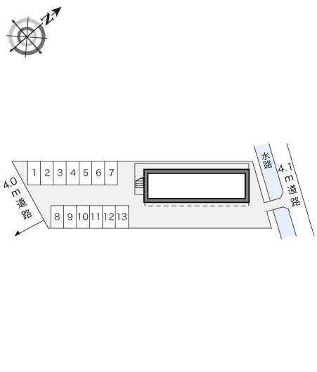Ｇｒａｐｅｖｉｎｅ(15922)の駐車配置図