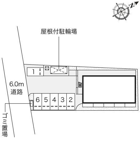 ディライトⅢ(54507)の駐車配置図