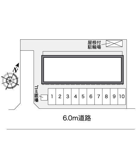 ｙａｎａｇｉⅢ(27017)の駐車配置図