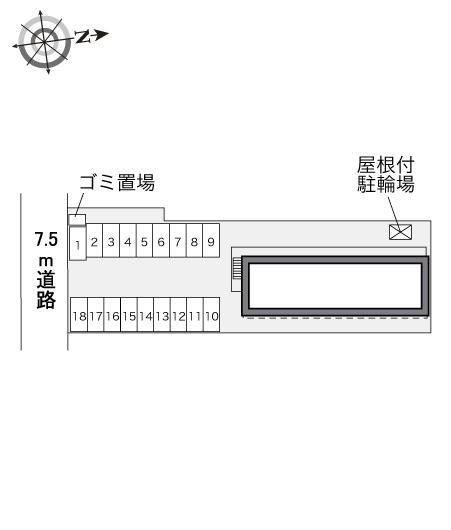 ＳＯＬＵＣＩＯＮ４(34811)の駐車配置図