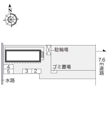 ＷＩＮＧ・Ｋ(18287)の駐車配置図