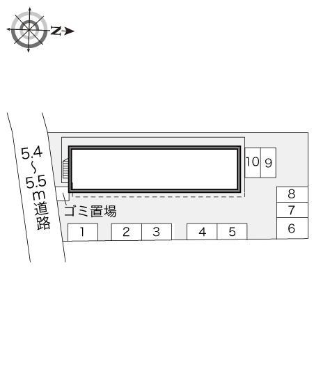 伊奈平(18313)の駐車配置図