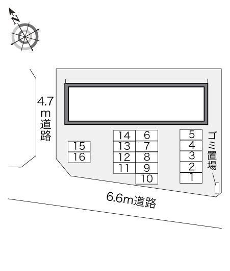 コート・クレール(21832)の駐車配置図