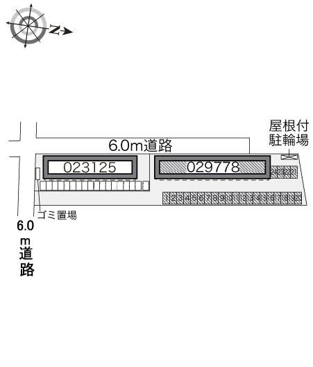 エリアピース　はやし(29778)の駐車配置図