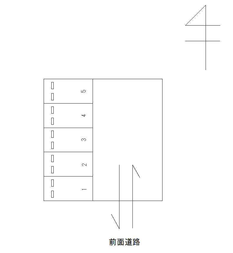 FK成願寺1丁目パーキングの駐車配置図
