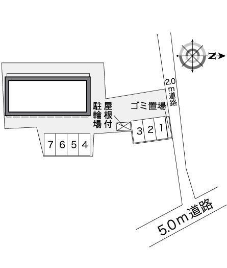 Ｐｅｏｎｙ(26187)の駐車配置図
