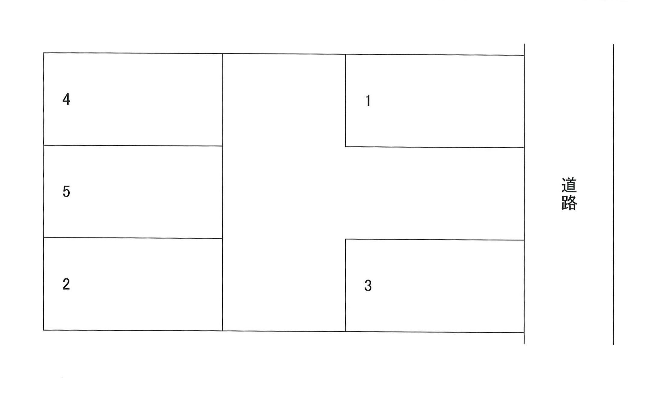 小倉駐車場の駐車配置図