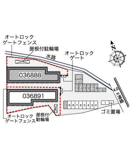 ライト　Ⅰ(36888)の駐車配置図