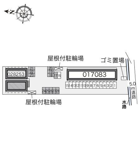 ハピネスⅡ(28253)の駐車配置図