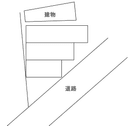 金岡町シャッターガレージの駐車場