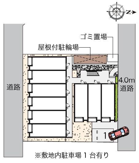 絆(54916)の駐車配置図