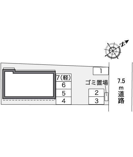 ソルビエント(35490)の駐車配置図