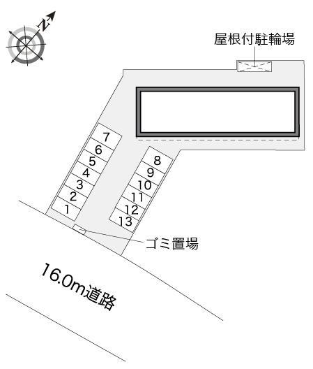 グランデ(34564)の駐車配置図