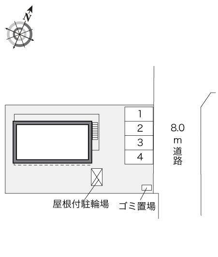 グリンヒル(32672)の駐車配置図