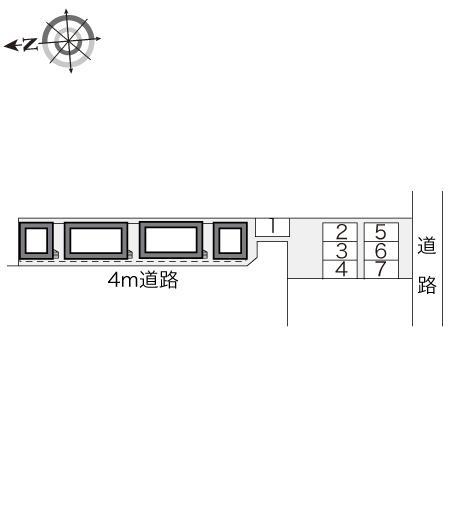 ファナーリ(16664)の駐車配置図