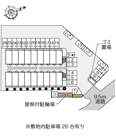 ドリーミー塩浜(30758)の駐車配置図