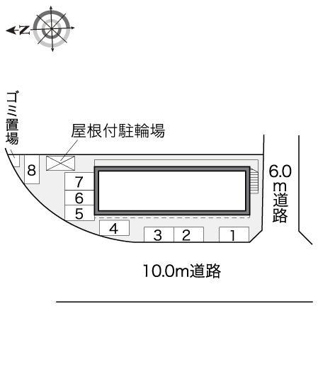 カサブランカ(19786)の駐車配置図