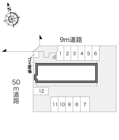 エムズ・ベイコート(14792)の駐車配置図