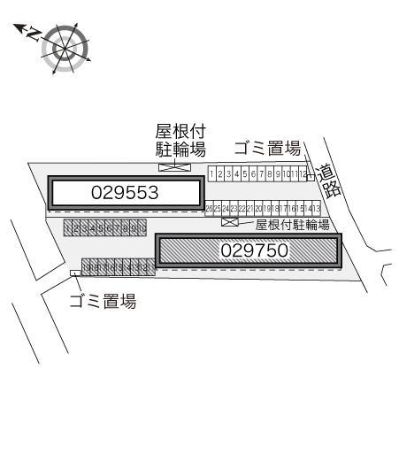 木上Ⅱ(29750)の駐車配置図