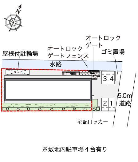 エスポワール桜木町(45156)の駐車配置図