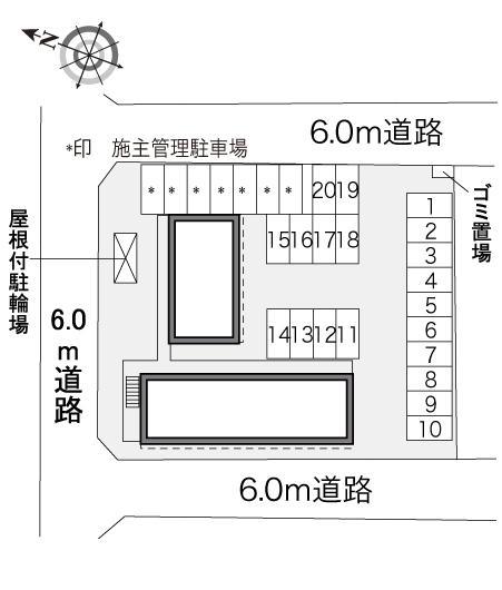 やまぶき(34212)の駐車配置図