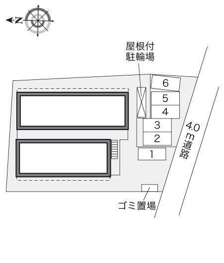 コラール　キシ(29841)の駐車配置図