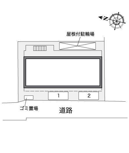 ゆとろぎ岡部(39103)の駐車配置図