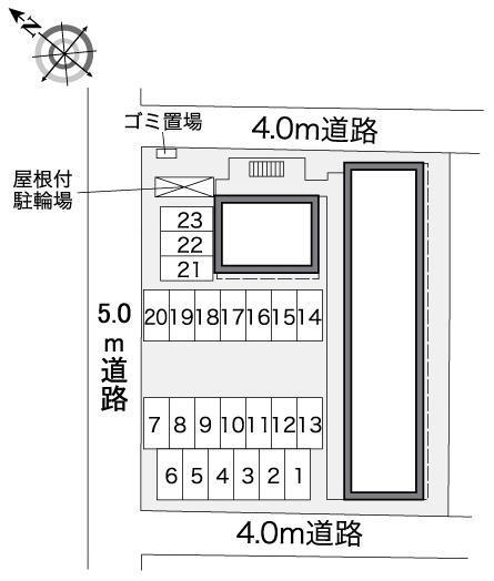 台場(39790)の駐車配置図