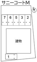 サニーコートＭの駐車場