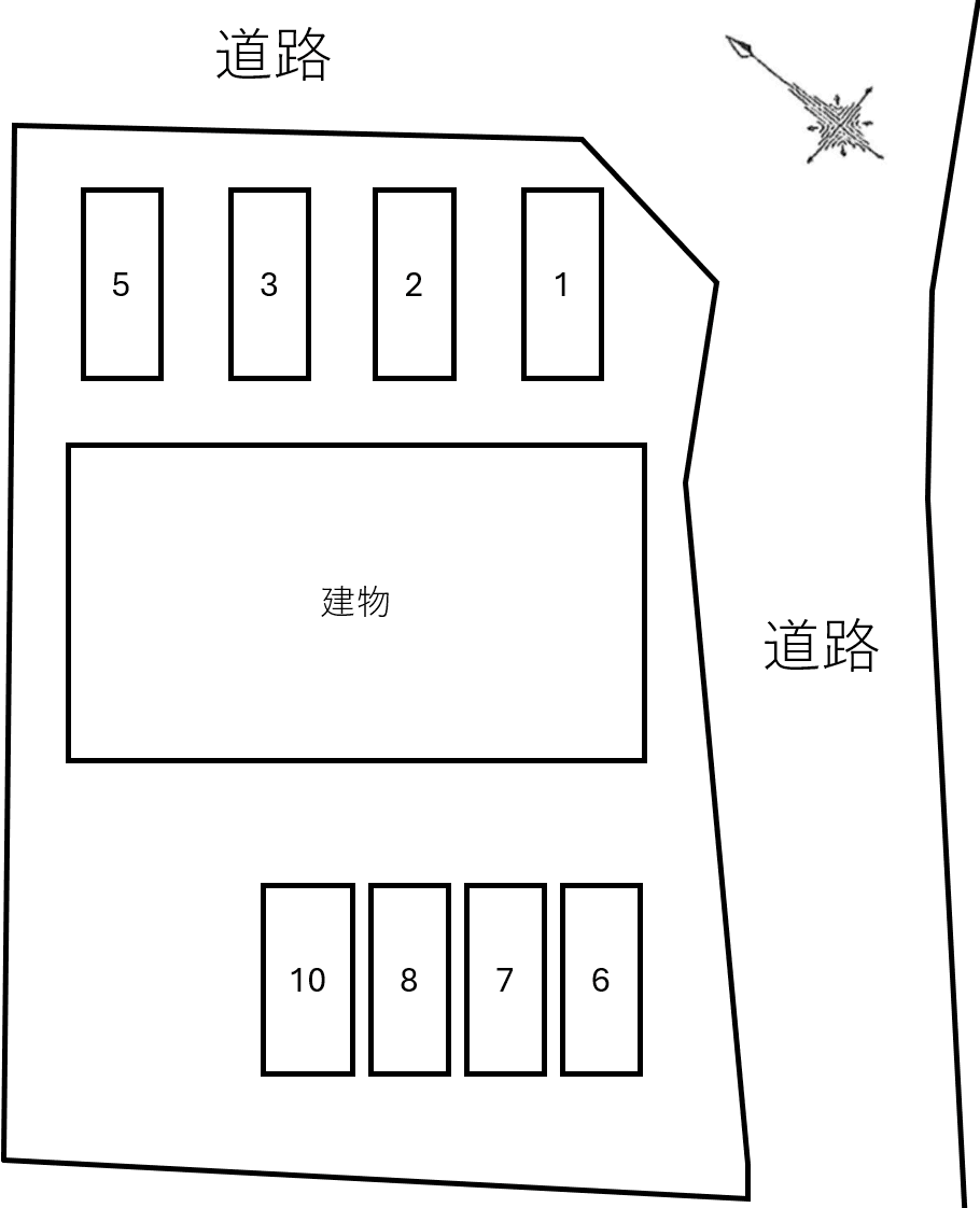 ＰＬＡＮＥＴの駐車配置図