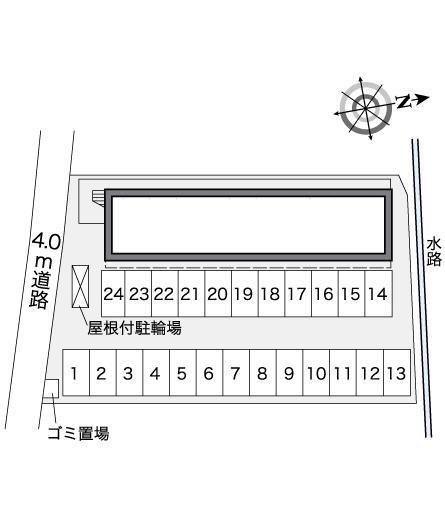 フレグラント(25118)の駐車配置図