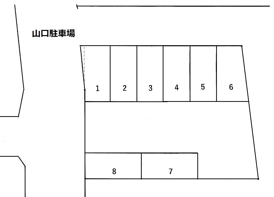 山口駐車場の駐車配置図