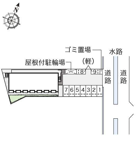 土師新町(54744)の駐車配置図