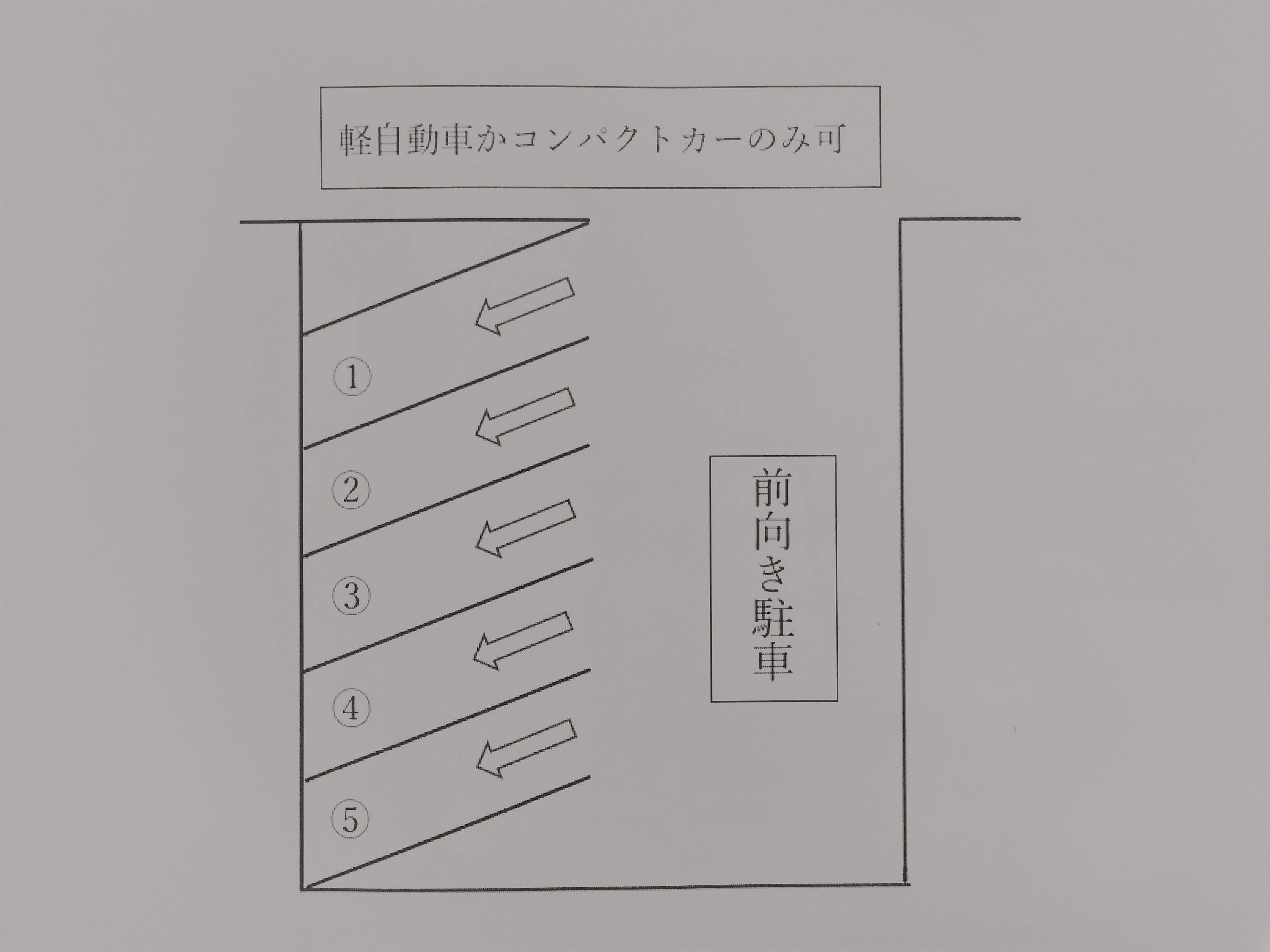ＮＯ．１５６の駐車配置図