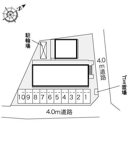 Ｆｕｊｉ(18587)の駐車配置図