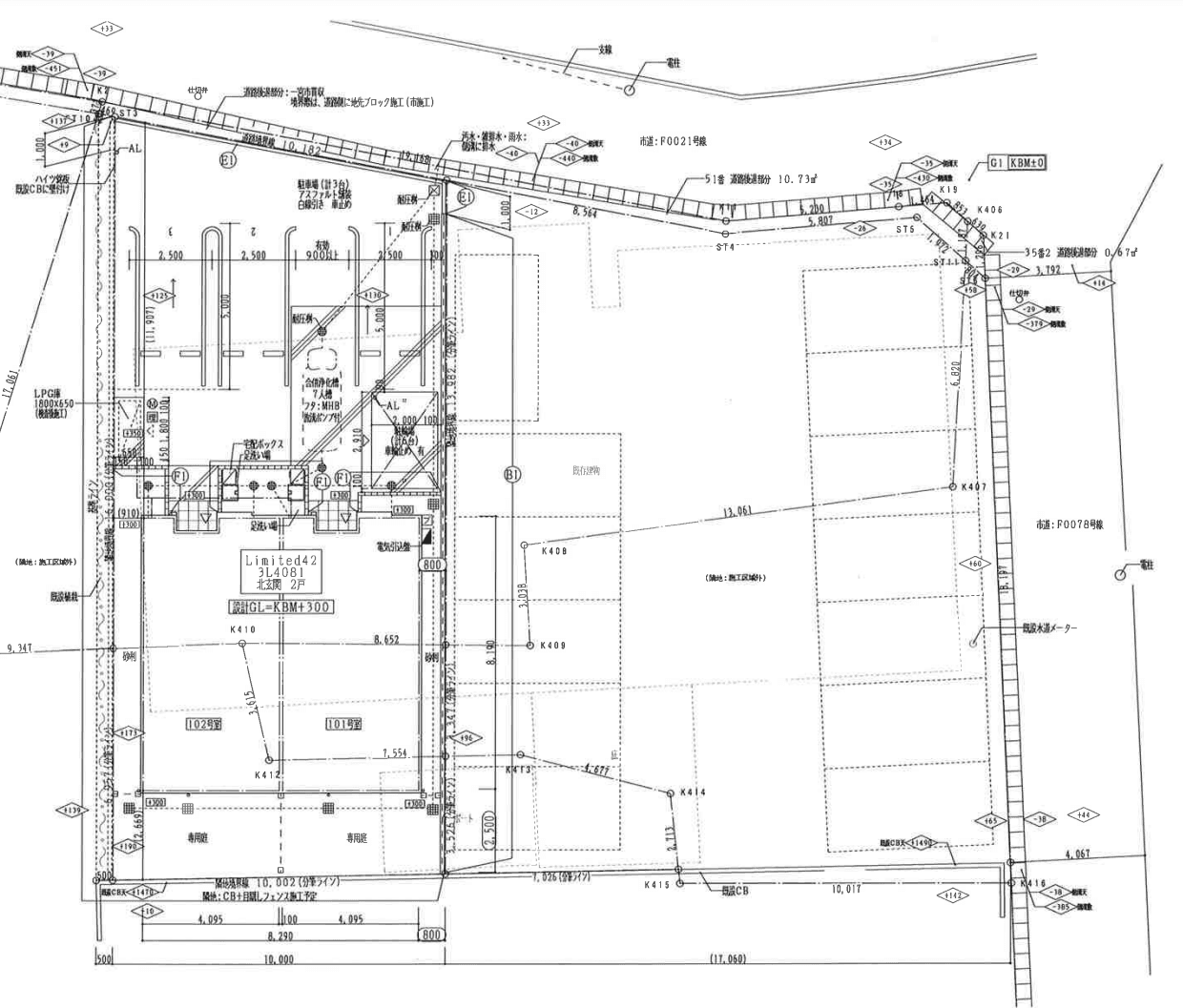 Ｓｈａｎｔｉの駐車配置図