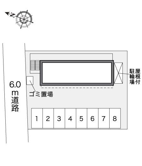 多摩平(32517)の駐車配置図
