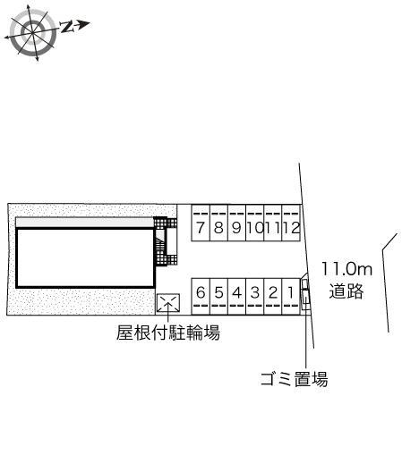 マ　メゾンみなと(47971)の駐車配置図