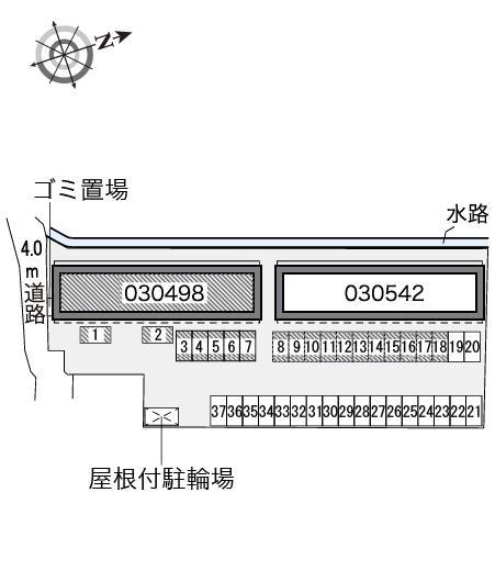福寿(30498)の駐車配置図