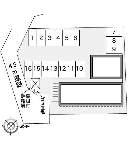 くるまや(30064)の駐車配置図