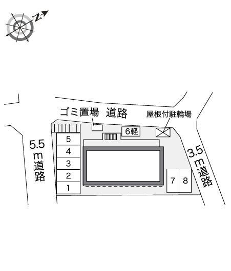 ふじ(40678)の駐車配置図