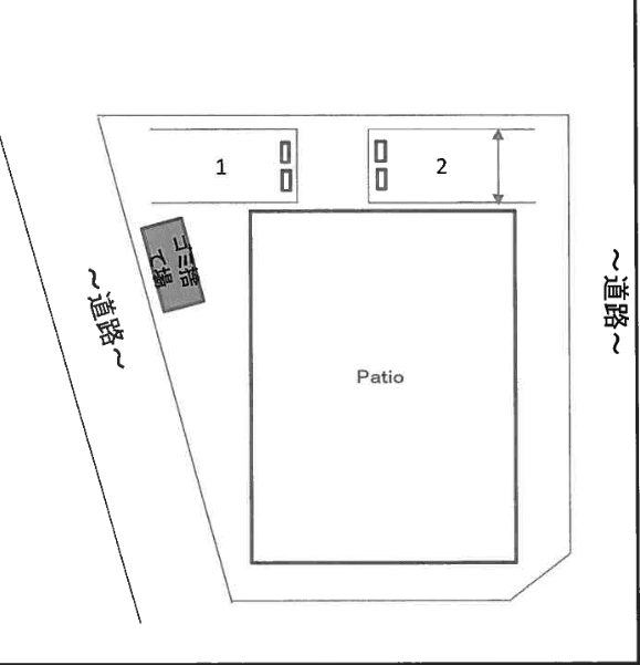 Ｐａｔｉｏの駐車配置図