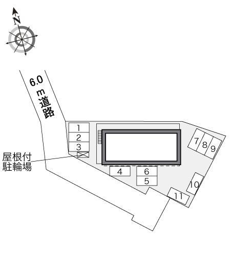 ググリア(33869)の駐車配置図