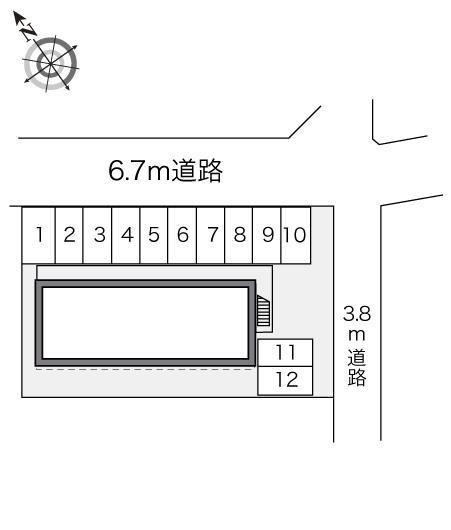 緑(15107)の駐車配置図