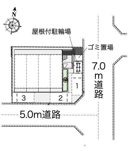 レバンテ大生(43311)の駐車配置図