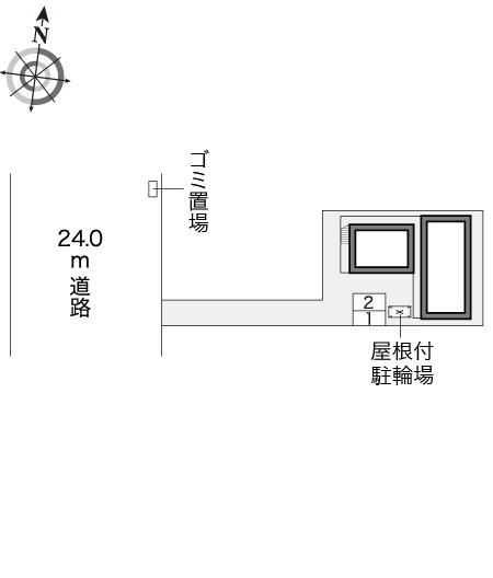 メルヴェユー山鼻(23359)の駐車配置図